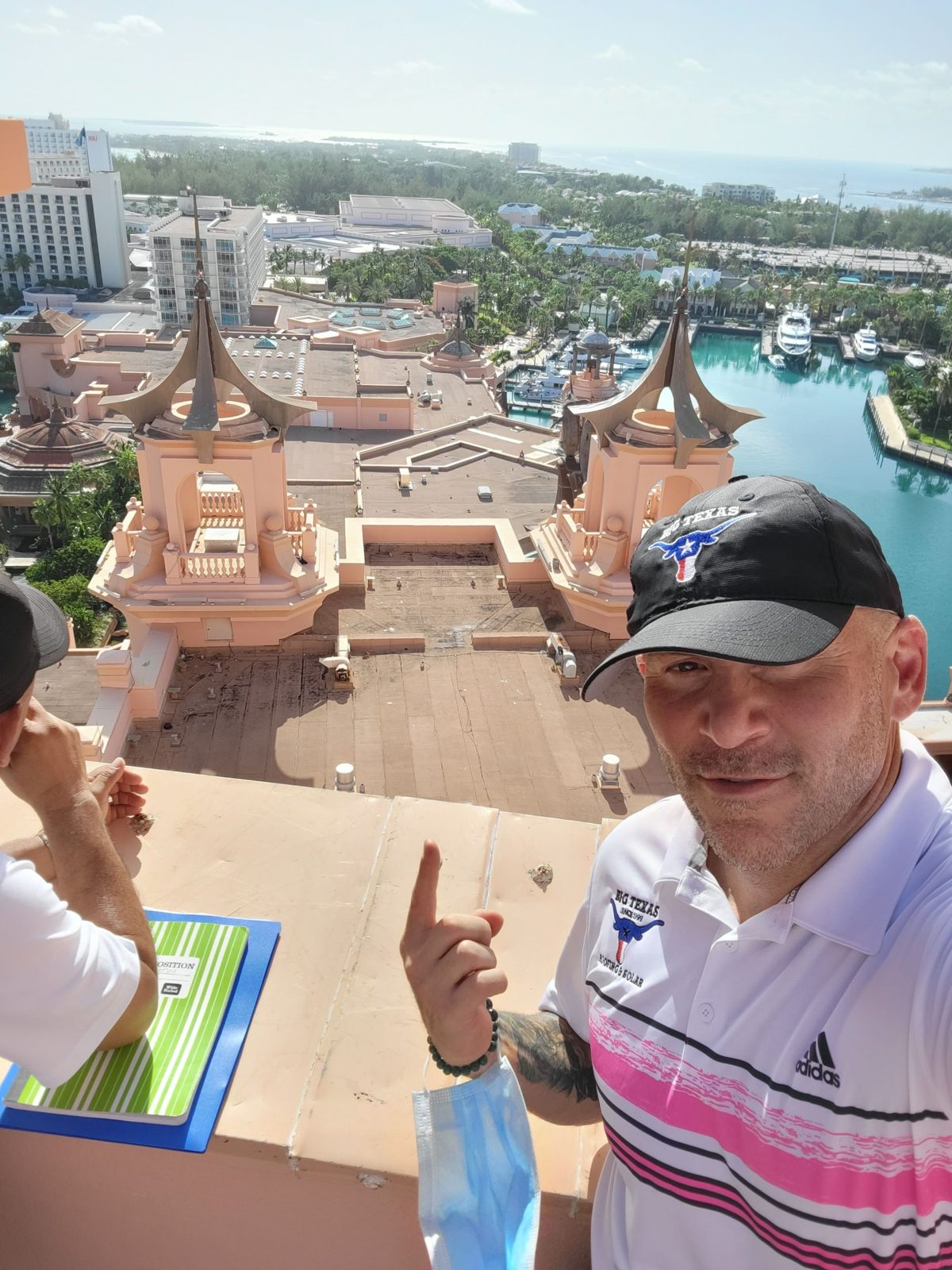 Atlantis resort roof assessment photo 12 on Paradise Island Bahamas