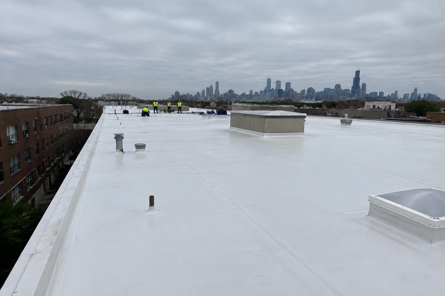 Multifamily tpo single ply roofing in Chicago, Illinois
