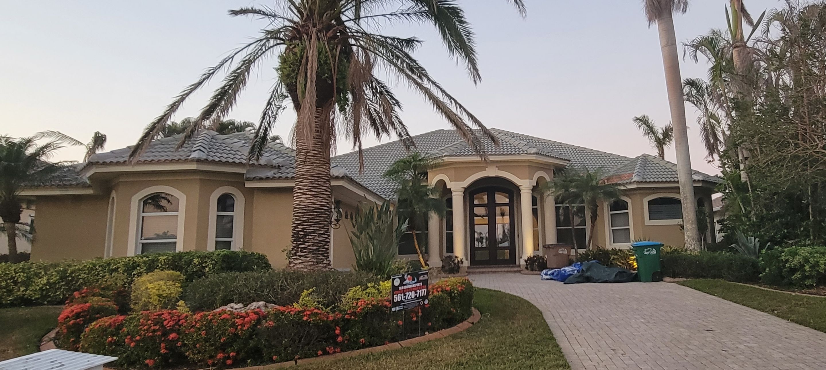 Property exterior associated with tile roof repairs, Gold Coast Roofing and Solar