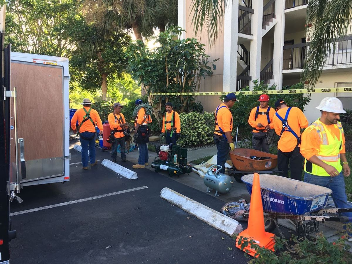 Gold Coast Roofing crews at work photo