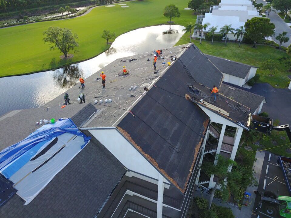 Gold Coast Roofing crews at work photo